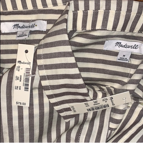 Madewell Tie-Front Shirt in Maitland Stripe - Picture 8 of 9